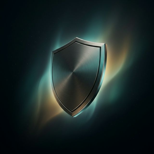 사후 관리 보증의 신뢰감을 주는 브러시드 테크놀로지 방패 형상